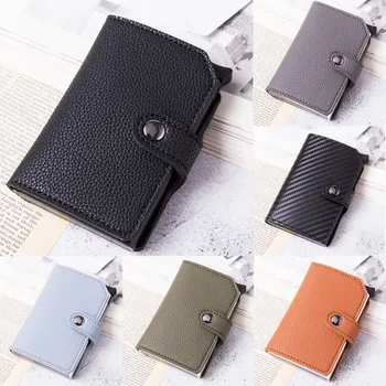 

Card Holder Fashion Women Men Id Credit Card Protector Wallet Card Holder Package Box Card Wallet tarjetero hombre tarjetero#20