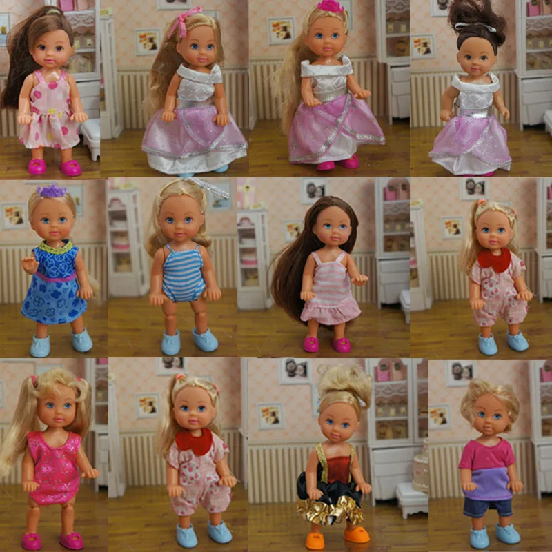 Кукла Simba Kelly 1 набор = кукла-Симба+ одежда+ обувь 11 см Barbies Sister для поколения мини-кукла рождественский подарок для маленькой девочки