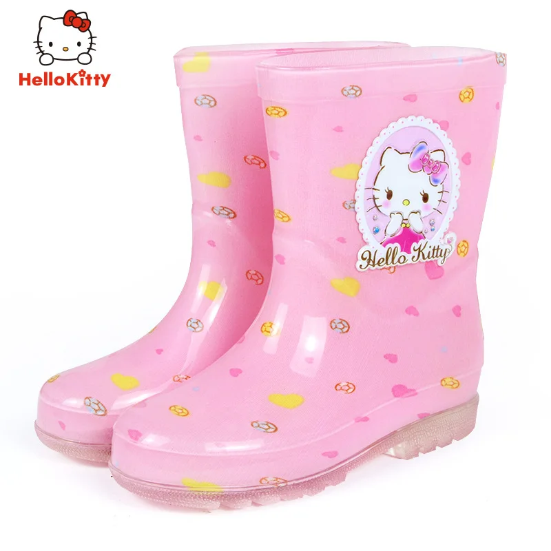 style 2024021 Hello Kitty Girls Pink Wellington Boots- 