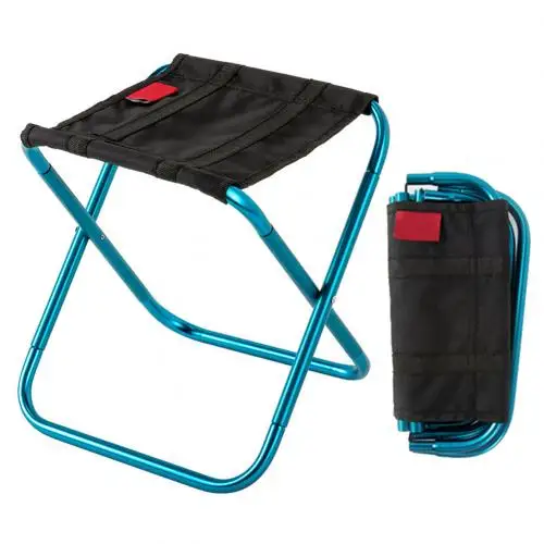 Outdoor Aluminium Alloy Portable Folding Fishing Chair Picnic Camping Stool  camping chair  folding stool 