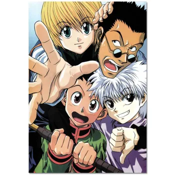 

New Arrival Custom Hunter x Hunter Poster Home Decoration Fashion Silk Fabric Wall Poster Customize Poster 27X40cm30X45cm