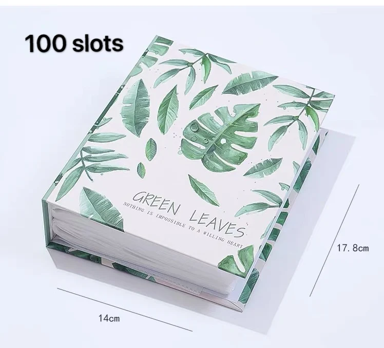 100 Slots 3D Nail Sticker Water Decal Collecting Albums Storage Holder Nail Art Display Showing Book Container Tools