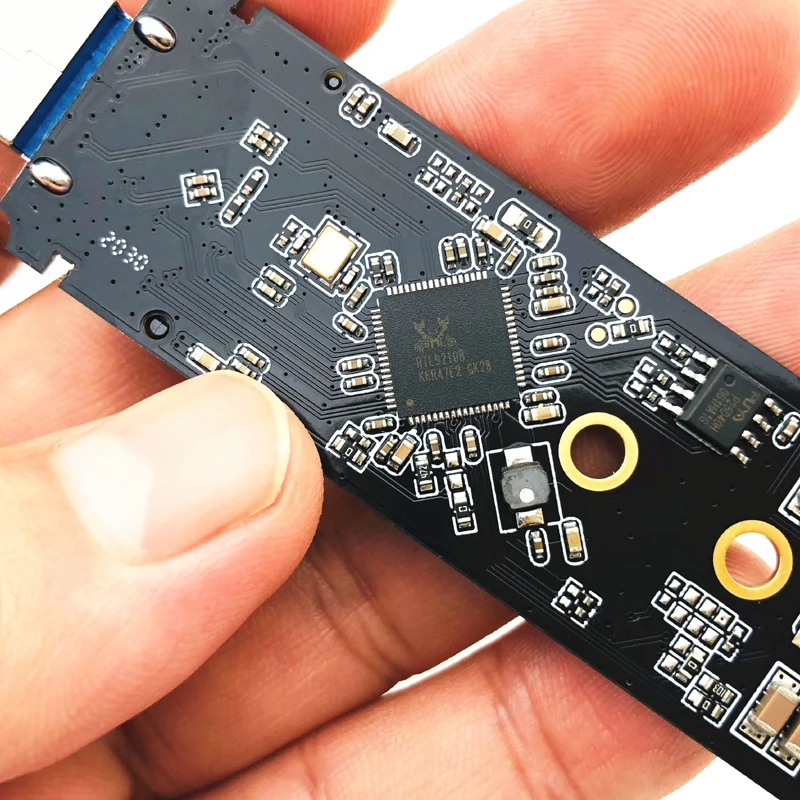 M.2 to USB 3.1 SSD Adapter M.2 NVME PCIe SATA Dual Protocol RTL9210B SSD Board 2230 2242 2260 2280 NVME SATA Adapter hard drive adapter ssd adapter