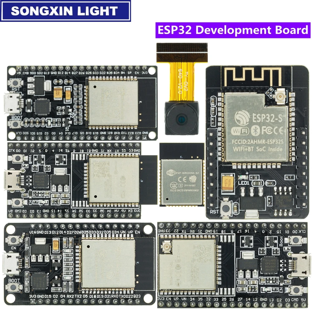 ESP32 Development Board WiFi+Bluetooth Ultra-Low Power Consumption Dual Core ESP-32 ESP-32S ESP32-CAM ESP-WROOM-32 CH9102X | Электронные