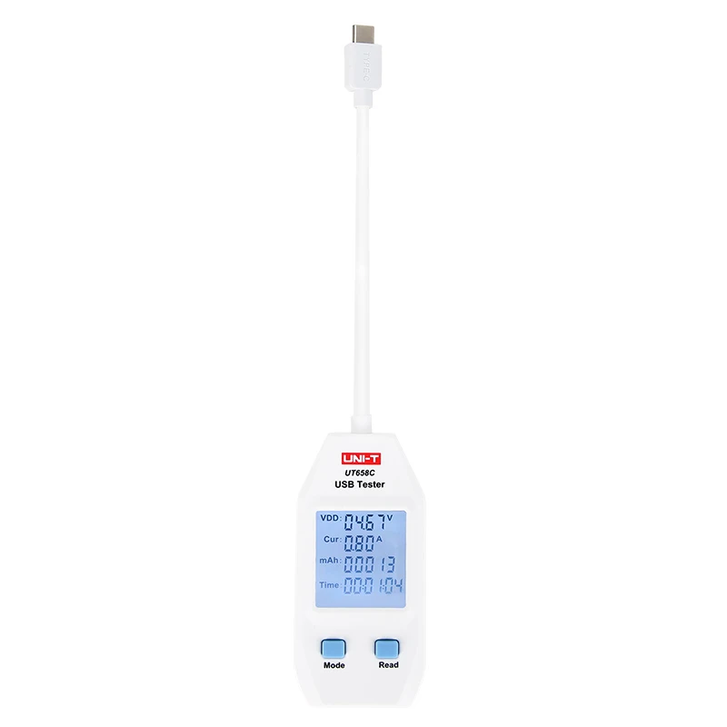 UNI-T 디지털 USB 테스터, 포켓 사이즈 충전 장비, 품질 검사, 전압 전류 용량 측정기, UT658 시리즈