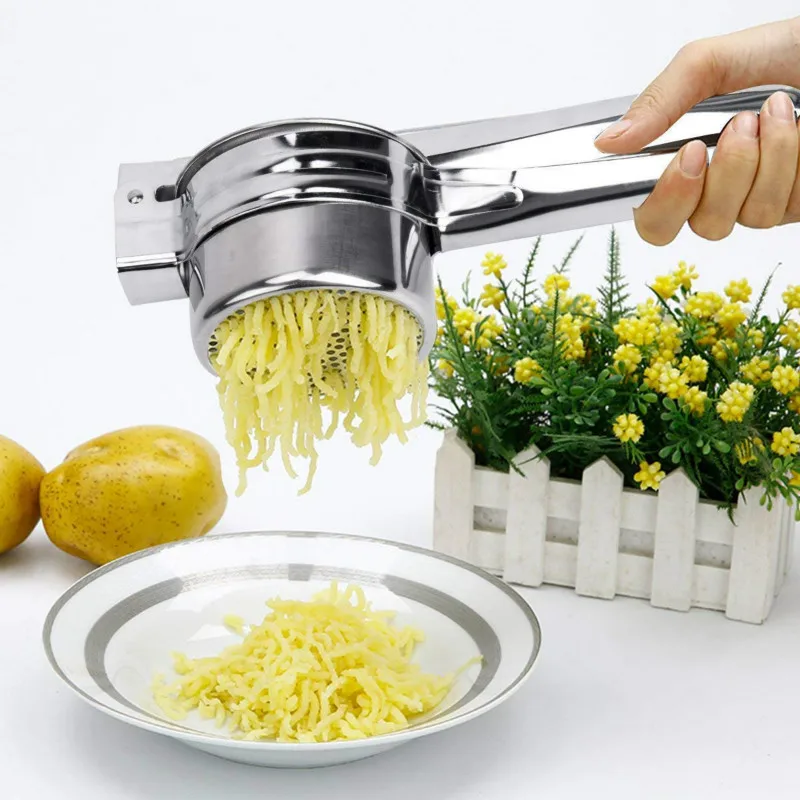 Potato Masher and Ricer Manual Juicer Squeezer Press  Baby Food Supplement Machine Multifunctional Kitchen Tools  CF-110 images - 6
