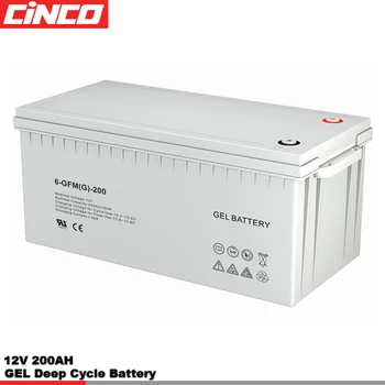 شراء12V 200AH الشمسية بطارية احتياطية أنظمة عميق دورة حمض الرصاص البطارية مع رخيصة الثمن ل الشمسية نظام البطارية