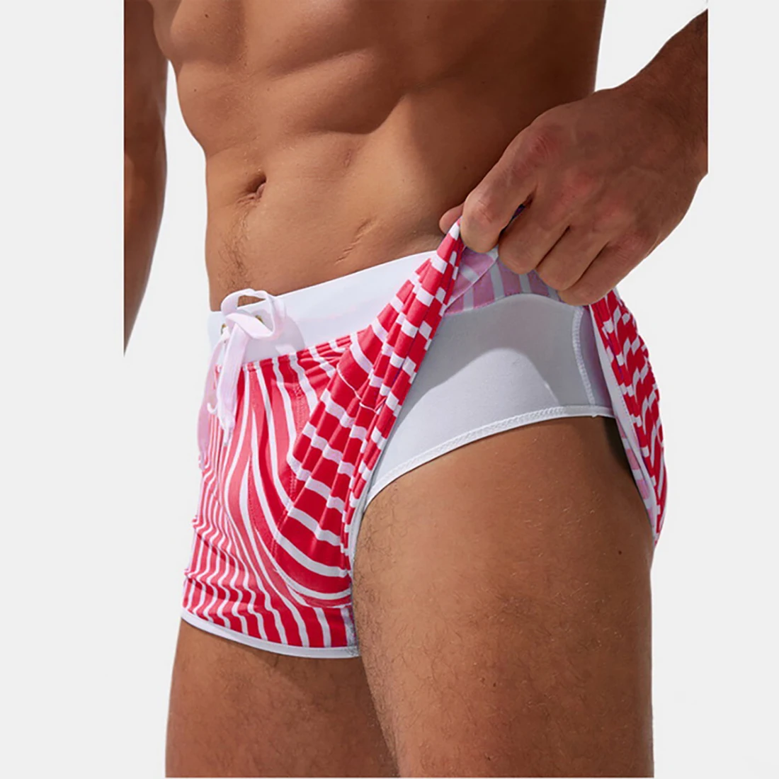 Mejor vendedor  SHUJIN 2021 hombres De baño De los hombres traje De baño Maillot De Bain niño nadar bóxer De traje cortocircuitos De nadar bañadores natación Surf Badpak Gay Sungas ezYoMyKegzM