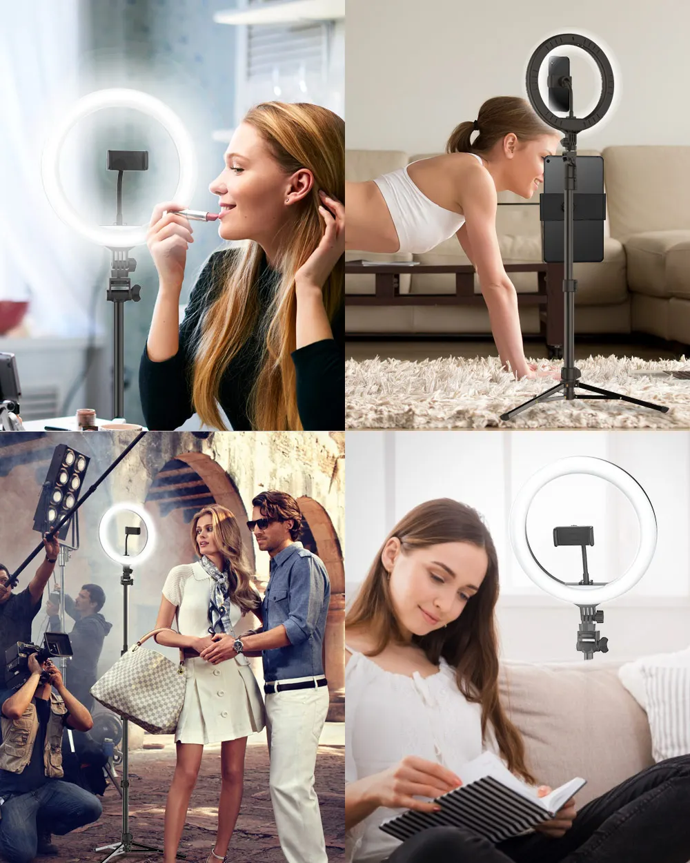 BlitzWolf BW-STB2 Flash LED Phone Tripod Holder Selfie Stick with Wireless Remote Control description image 10