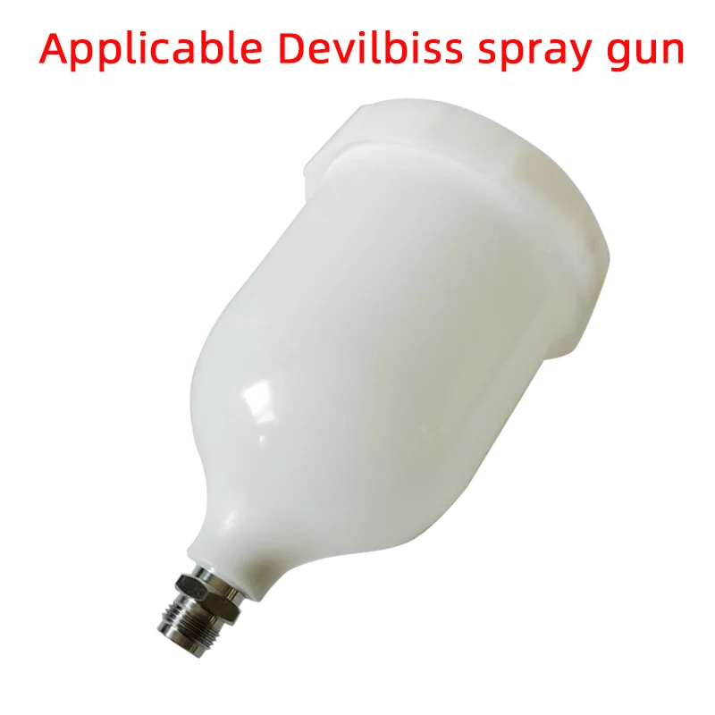 Adatto Per Devilbiss Pistola A Spruzzo Pentola Per Vernice Per Auto Vernice Per Pistola Lattina Da 600Ml Vaso Superiore In Plastica