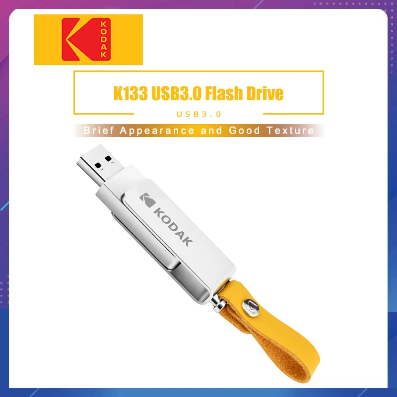Оригинальный USB KODAK K133 флэш накопитель 16 ГБ 32 64 128 256 мини металлический