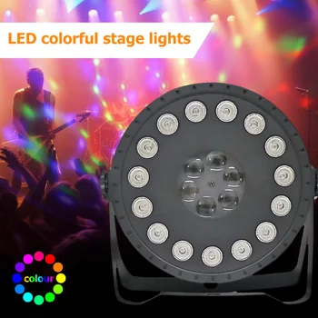 

AC 90-240V 15LED Stage Lamps Adjustable DMX Wireless Light Projetcor for Christmas Disco Bars Party Stage Decoration