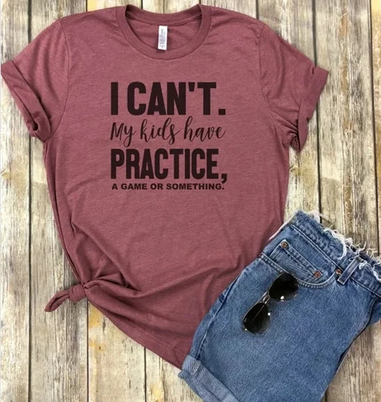 Женская рубашка для мамы я не могу моим детям практиковать (игра или что то)