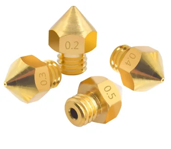 

3PCS for Creality 3D CR-10S PRO 0.2/0.4/0.6/0.8/1.0MM Hotend Extruder Nozzle 1.75mm For 3D Printer Parts Hotend