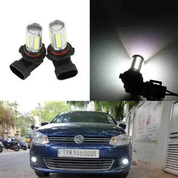 

2Pcs LED Car Light Bulbs For VW Polo Vento Sedan Saloon 2011 2012 2013 2014 2015 2016 LED Fog Light Fog Lamp Bulbs