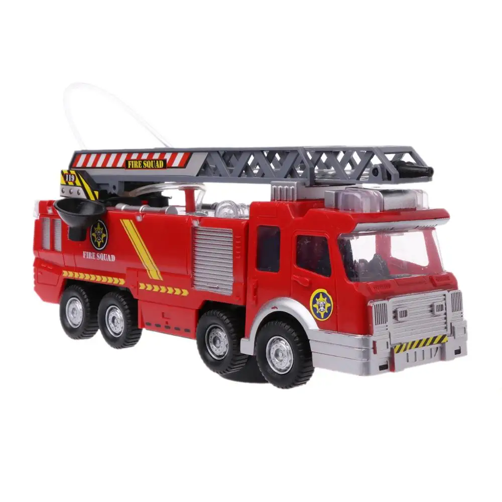 Водяной грузовик с распылителем игрушка Fireman пожарная машина музыка светильник