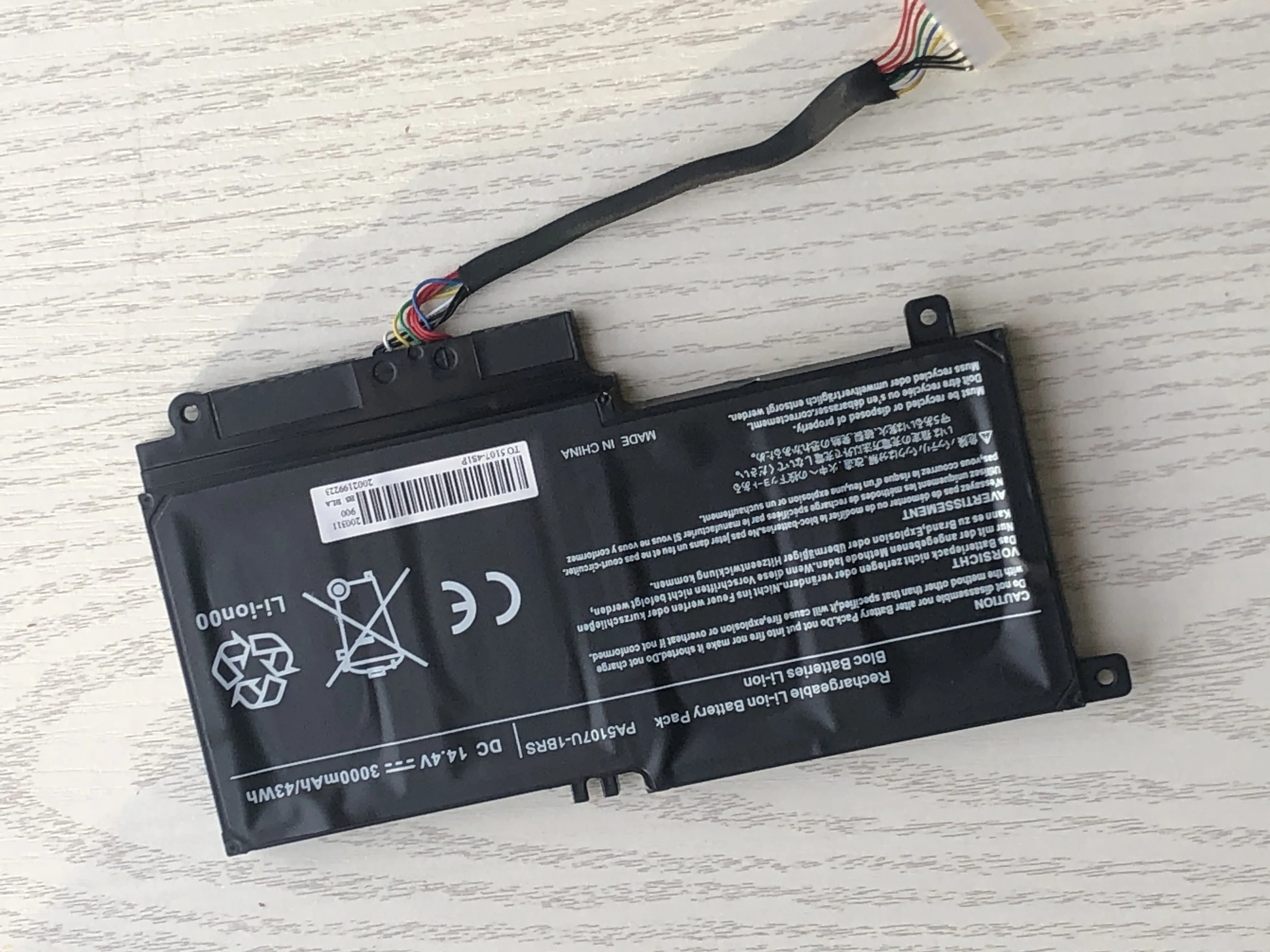 Аккумулятор для Toshiba Satellite L45 L45D L50 S55 P55 L55 L55T P50|Аккумуляторы ноутбуков| |