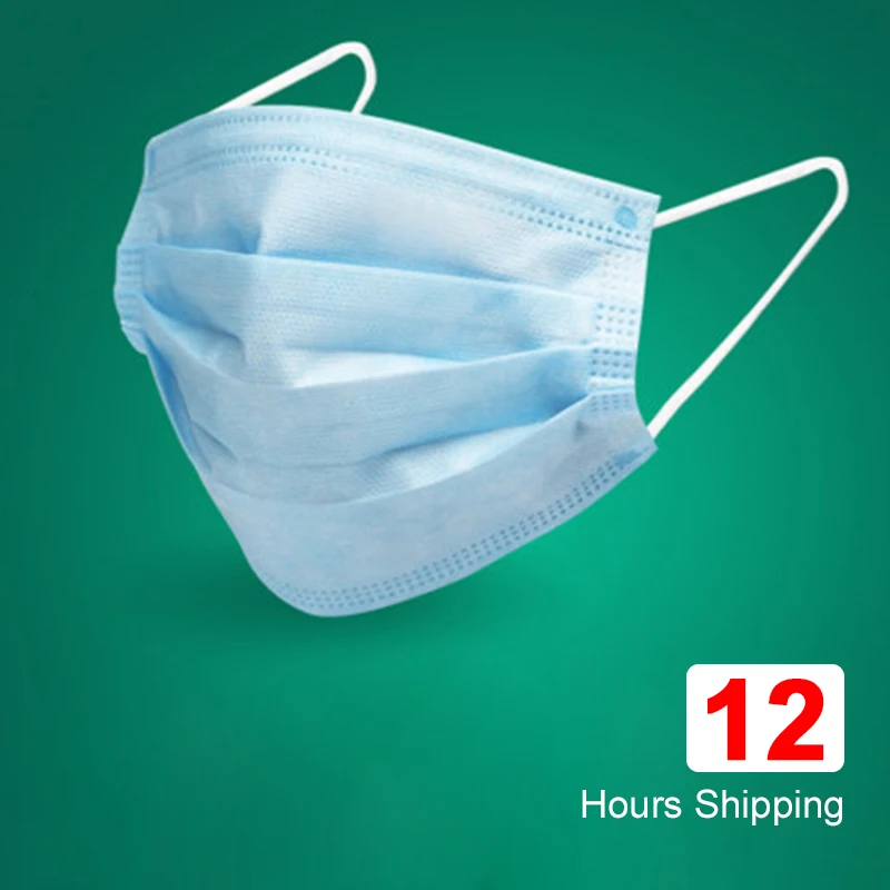 

50pcs/lot Mouth Mask Security Protection Dust-proof Mask Anti-Dust anti-bacteria Anti Fog Protective Mask Disposable-Mask