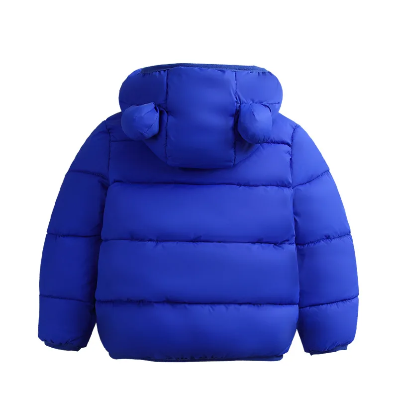 Куртка для маленьких девочек г. Осенне-зимняя куртка для девочек, пальто детская теплая верхняя одежда с капюшоном, пальто для мальчиков, куртка, пальто детская одежда