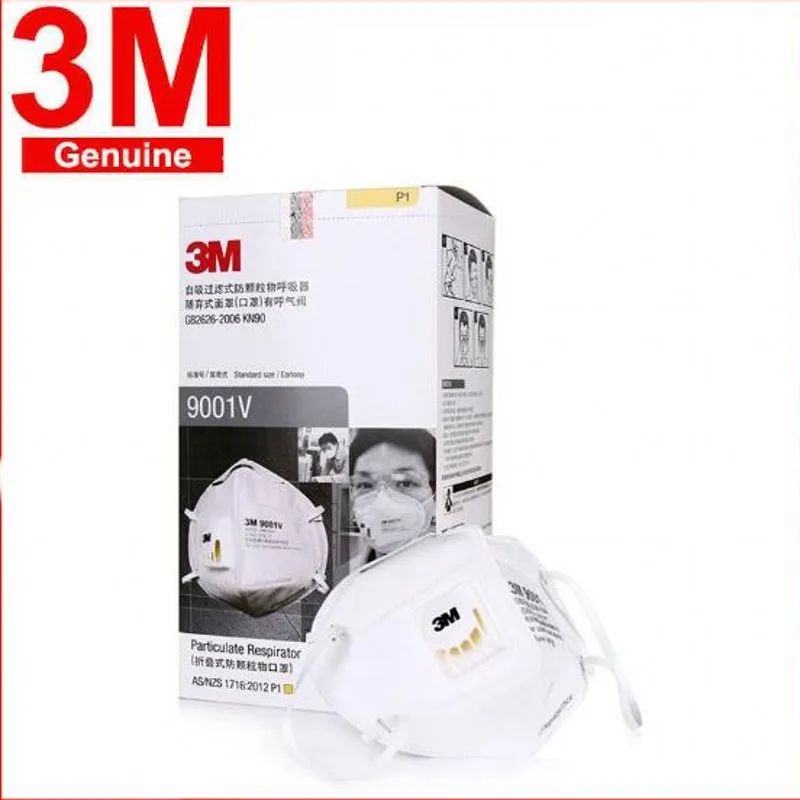 

50 Pieces Masks 3M 9001V Masks mascaras cubrebocas 3M KN95 ffp2 tapabocas mascherine Respirator Mask With Filtration