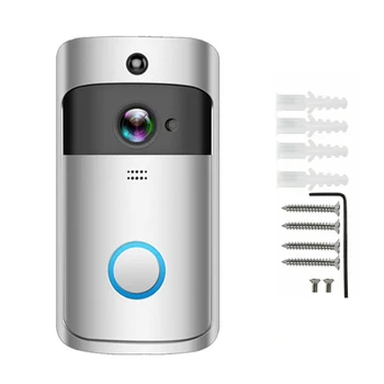 

M3S Smart Doorbell Wireless IR Video Door Bell For Home Office 720P Security Kit Cloud Storage