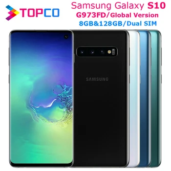 

Samsung Galaxy S10 G973FD Global Version Dual SIM Unlocked Mobile Phone Exynos 9820 Octa Core 6.1" 16MP&Dual 12MP 8GB&128GB NFC