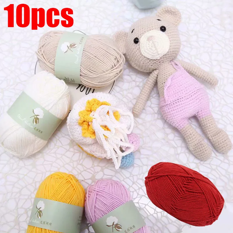 10 шт. тонкая хлопчатобумажная пряжа для вязания кольца|cotton yarn|cotton yarn for knittingyarn