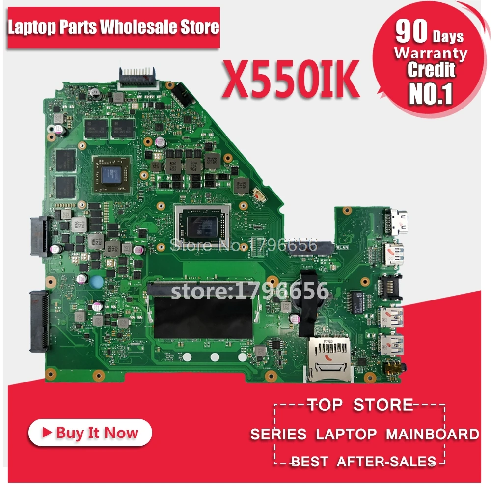 Материнская плата для For Asus X550I X550IK X550IU 2 Гб видеокарта + 4G RAM материнская ноутбука |