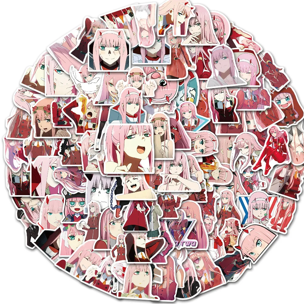 

10/30/50/100PCS Anime DARLING In The FRANXX Stickers For Motorcycle Luggage Case Refrigerator Skateboard Bicycle Toys Sticker F5