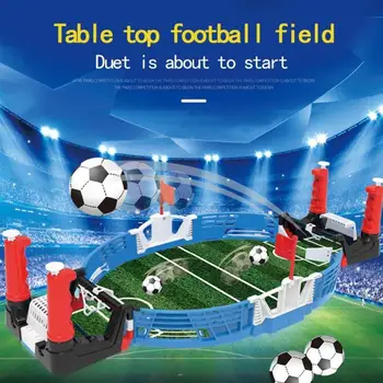 

Mini Table Top Football Board Match Game Kit Indoor Tabletop Soccer Toys Outdoor Table Games Football Home Entertainment Sports