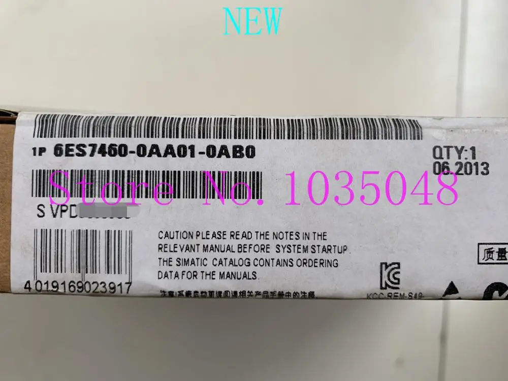 1 шт. 6ES7460-0AA01-0AB0 6ES7 460-0AA01-0AB0 Новый и оригинальный приоритет использования DHL