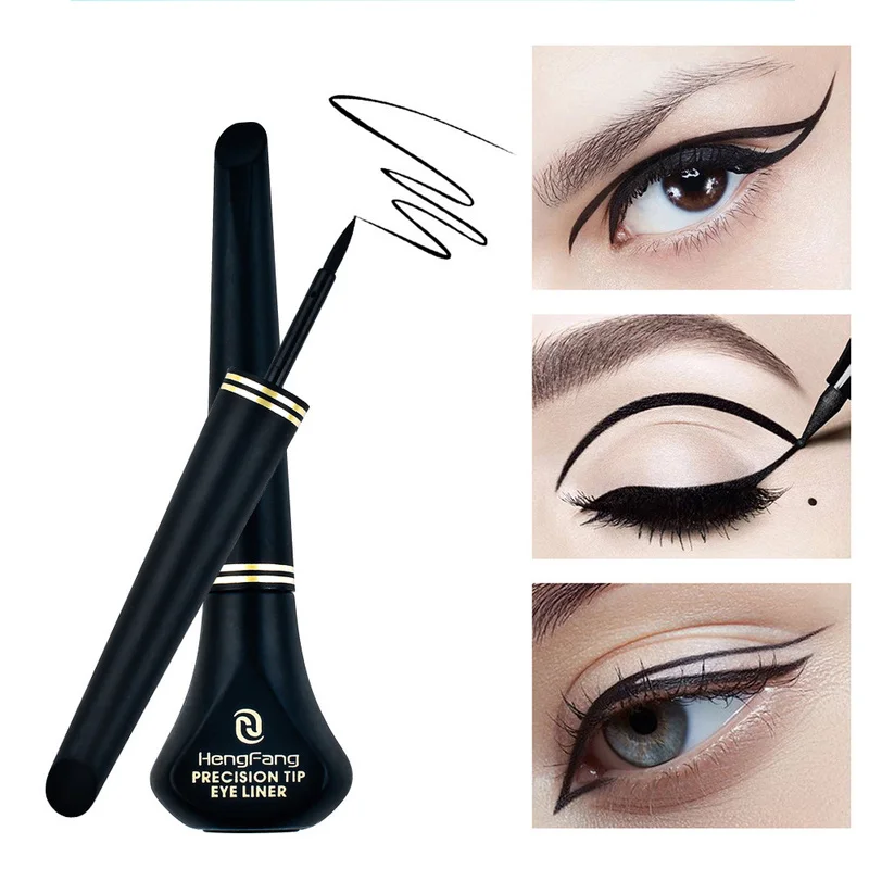 

1 PC Eyeliner Pen Waterproof Sweat Proof Durable Not Easy To Smudge Hard Lazy Eyeliner Thick Black and Quick-dry Makeup TSLM1