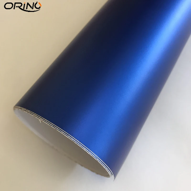 Blue Matt Metallic Vinyl Wrap Sticker-4