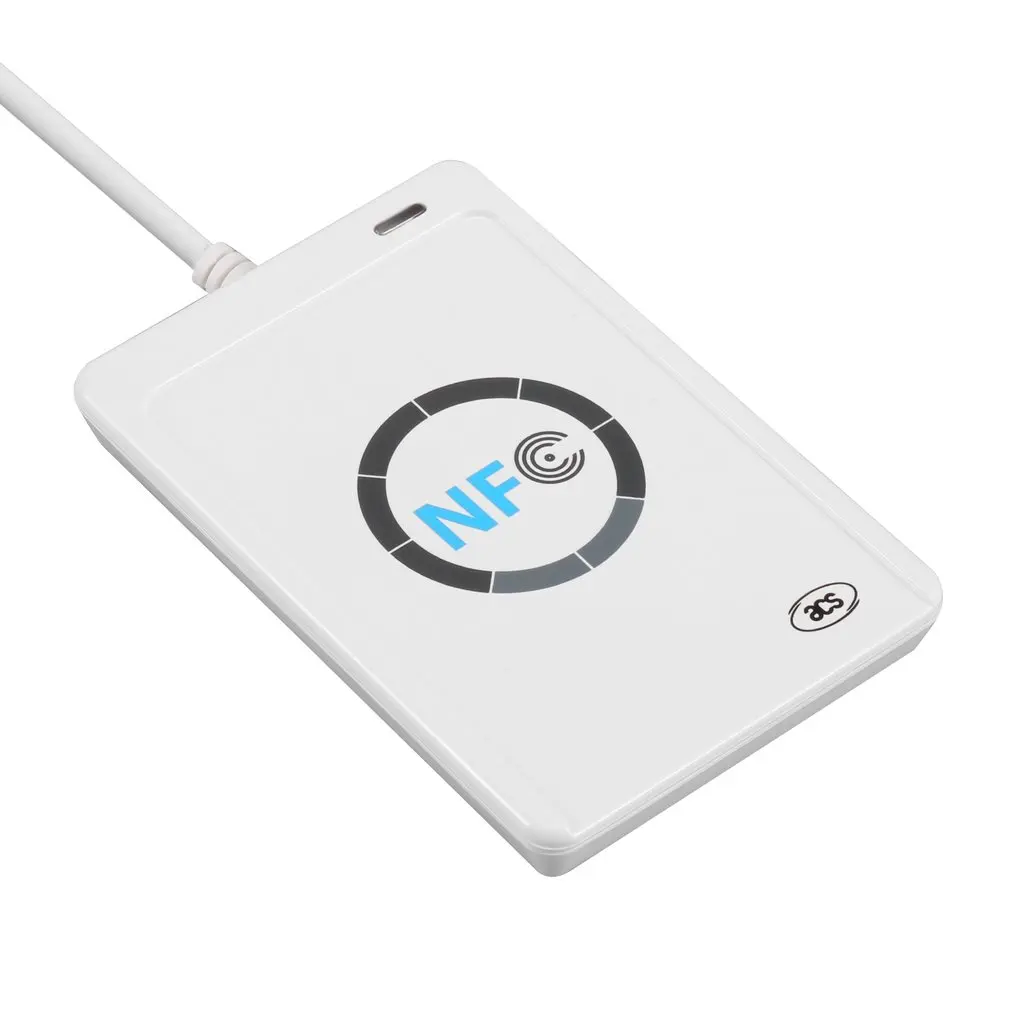 1 комплект Профессиональный USB ACR122U NFC RFID считыватель смарт-карт для всех 4 типов NFC (ISO/IEC18092) Метки + 5 шт M1 карты