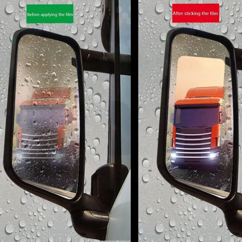 Durable Car Nano Wing Mirror Films Protector Waterproof Rain-proof Rearview Film 