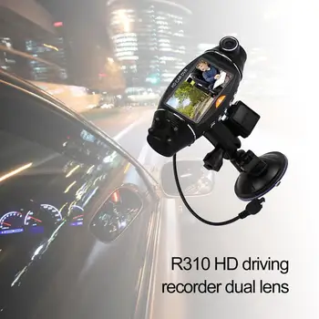 

High-Definition Driving Recorder Dual Lens 140-Degree Wide-Angle Night Vision Gravity Sensor Gps Camera For Car
