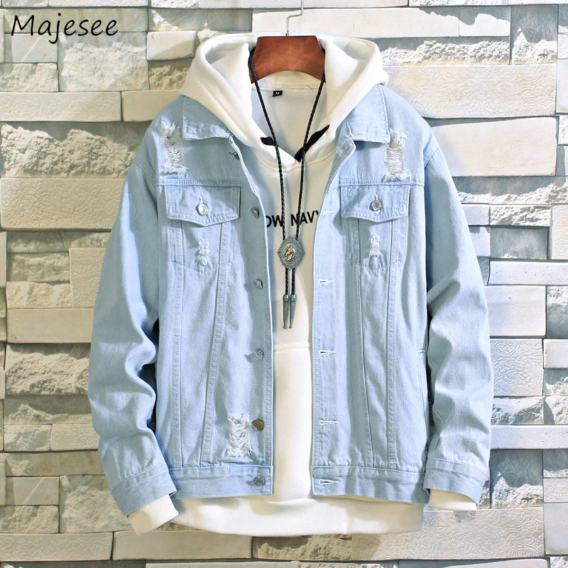 

Jackets Men Single Breasted Simple All-match Korean Style Leisure Pockets Harajuku Students Jacket Mens Large Size Soft Coats