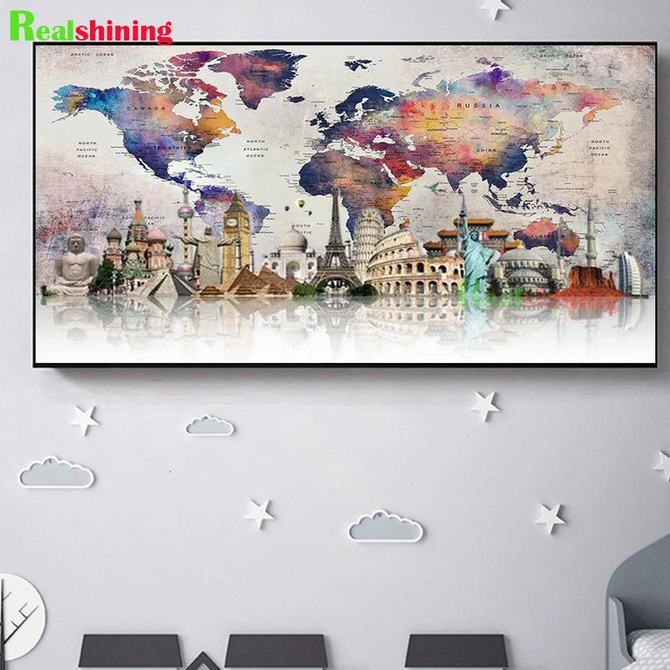 large 5d diy diamond painting colorful 