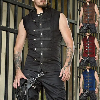 

Avengers Thanos Cosplay Vest Middle Age Costume Sleeveless Vest Party Halloween Stage Gift Drop Ship