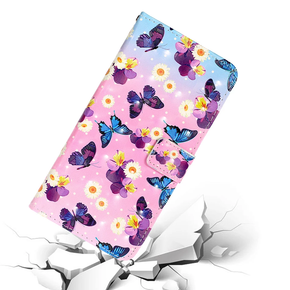 Крутой чехол с черепом для samsung A80 Крышка для samsung Galaxy Note 10 Pro M10 A10s A20s A30S A10 A20 A30 A40 A50 A50S для телефона с бумажником и S10