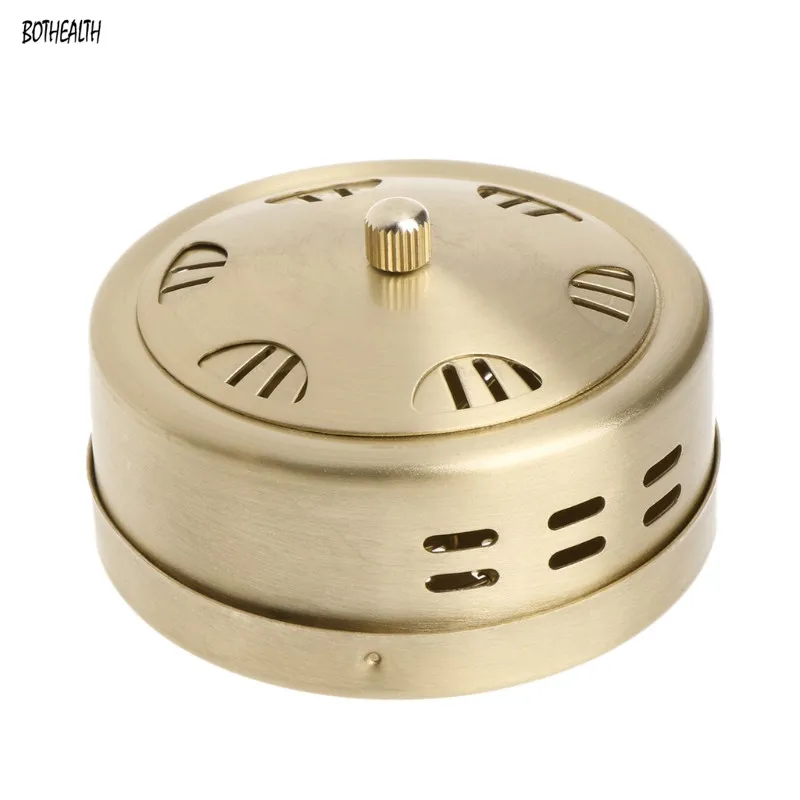 

Portable moxa roll box Copper Acupuncture Moxa Box Moxibustion Therapy Moxa Stick Burner Case environmentally friendly