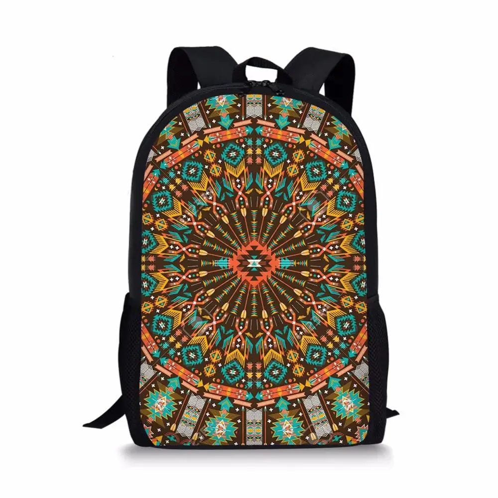 FORUDESIGNS/3 шт./компл. школьные сумки для детей в африканском стиле, сумка для начальной школы, Детская сумка через плечо, сумка для девочек - Цвет: T0434C