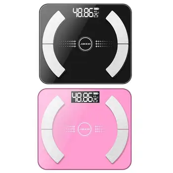 

Smart Voice LCD Bluetooth APP Body Fat Scale USB Charging Electronic Scale Digital Weight Bathroom Balance Android or IOS