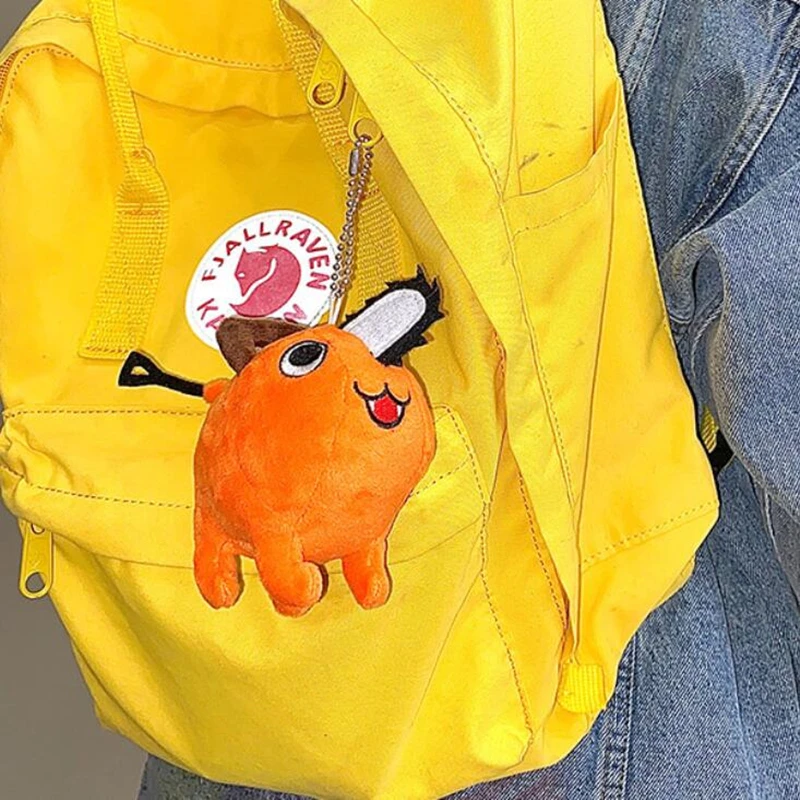 Anime Chainsaw Man Pochita Cosplay Cute Plush Doll Key Chain Stuffed Pendant Toy 10cm Keychains