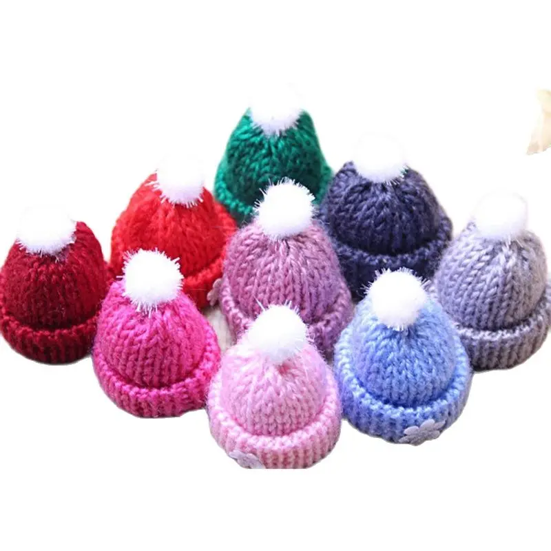 Mini hat Crochet Shower for DIY Gift Decoration with accessories party |