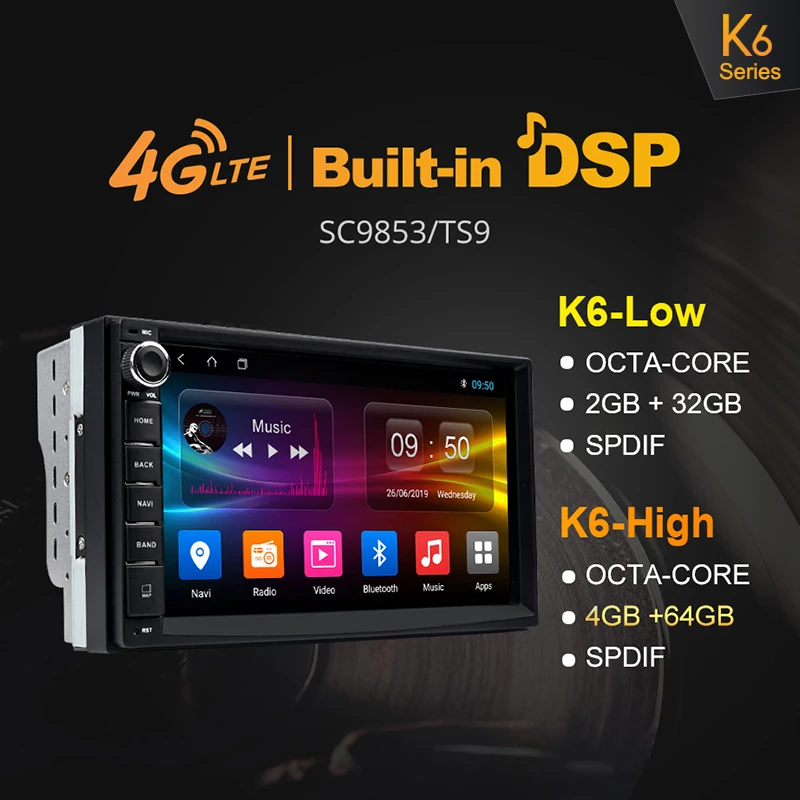 Ownice Android 10 0 Octa 8 ядро K3 K5 K6 Радио 2 din универсальный автомобильный плеер GPS no dvd