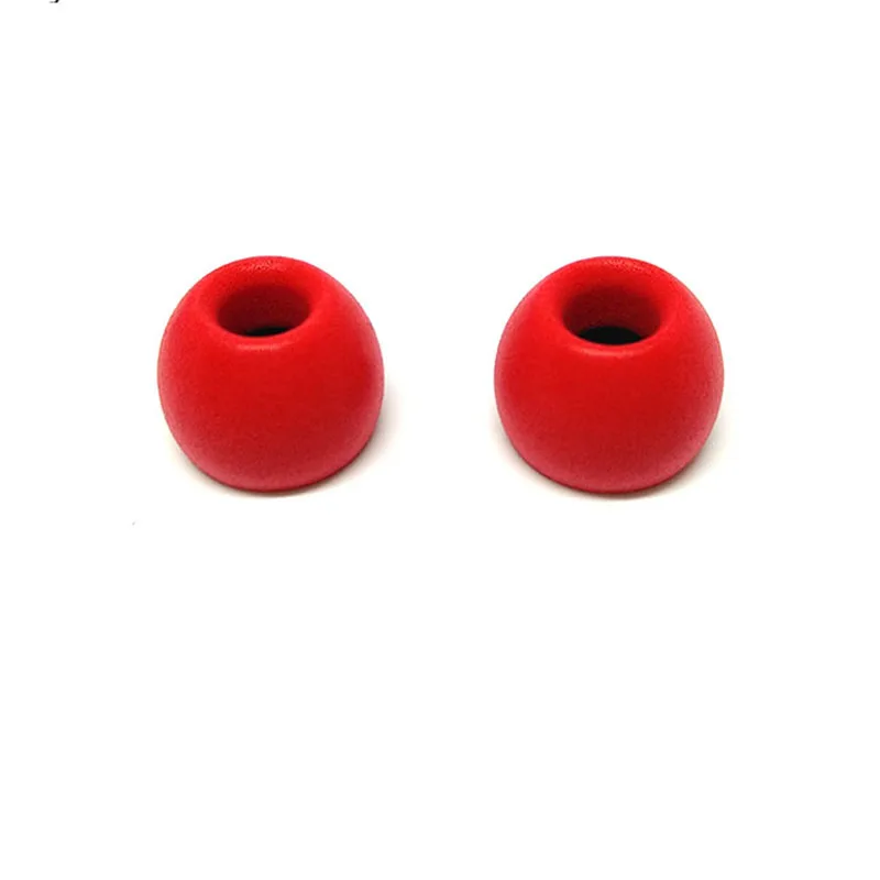2 шт./1 пара ANJIRUI TS400 S/M/L 4,9 мм изоляционные поролоновые наконечники для внутриканальных наушников, гарнитура, наушники с усиленными басами, набор амбушюр - Цвет: TS400 -M- red 2pcs