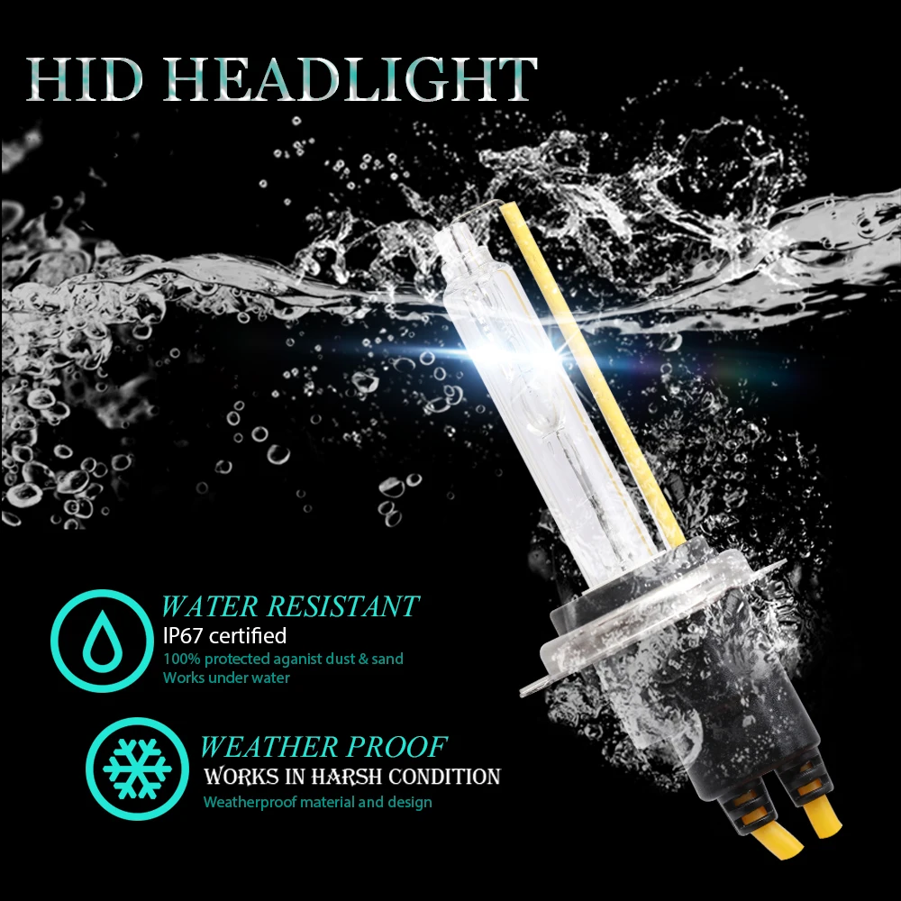 FDCHT Автомобильные фары luces xenon h7 h3 h1 h11 55 Вт 9005 9006 лампы ксеноновые мото фары hid комплект h8 балласт canbus zenon 6000 К 4300 К