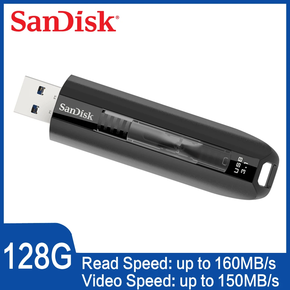 Флэш накопитель SanDisk CZ800 Extreme Go USB 3 1 объемом 64 ГБ флэш 128 диск для ПК/автомобильного