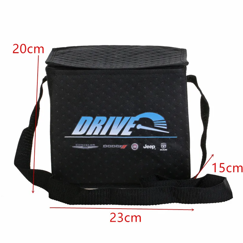7L eco friendly non woven portable lunch bag thermal picnic box ice pack food drinks cans holder insulated shoulder cool bag